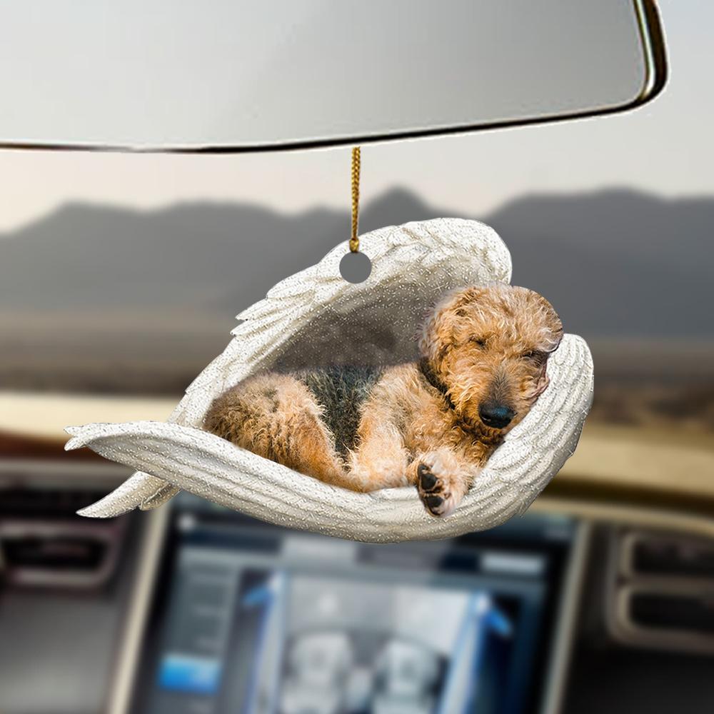 Car Pendant Sleeping Dog Angel Home Decor Acrylic Showcase Hanging Ornaments For Doors