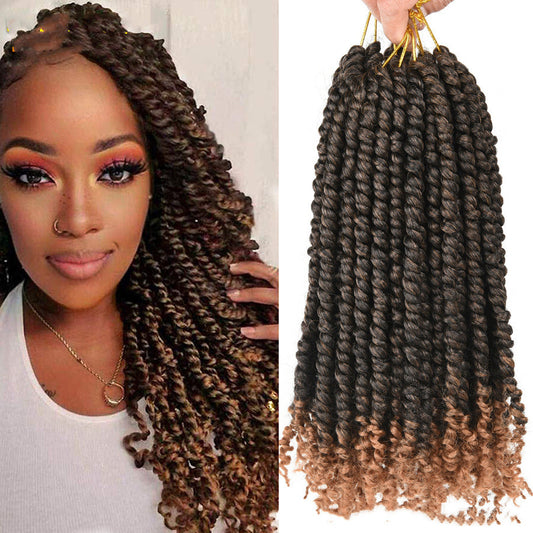 TOMO Pre-twisted Passion Twist Crochet African Dirty Braids Crochet