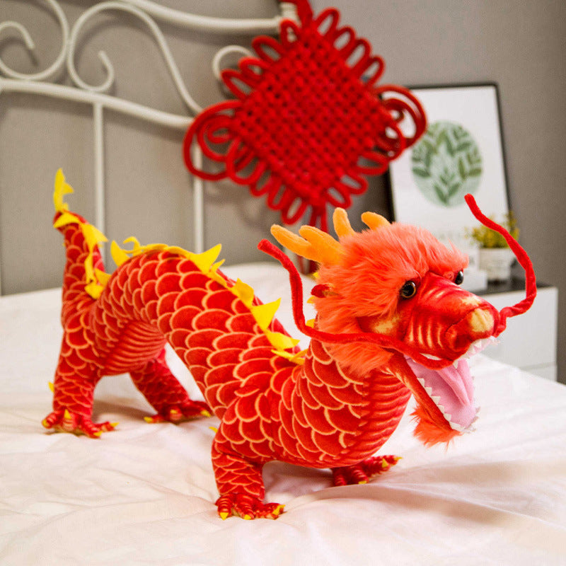 Simulated Dragon Plush Toy Zodiac Sign