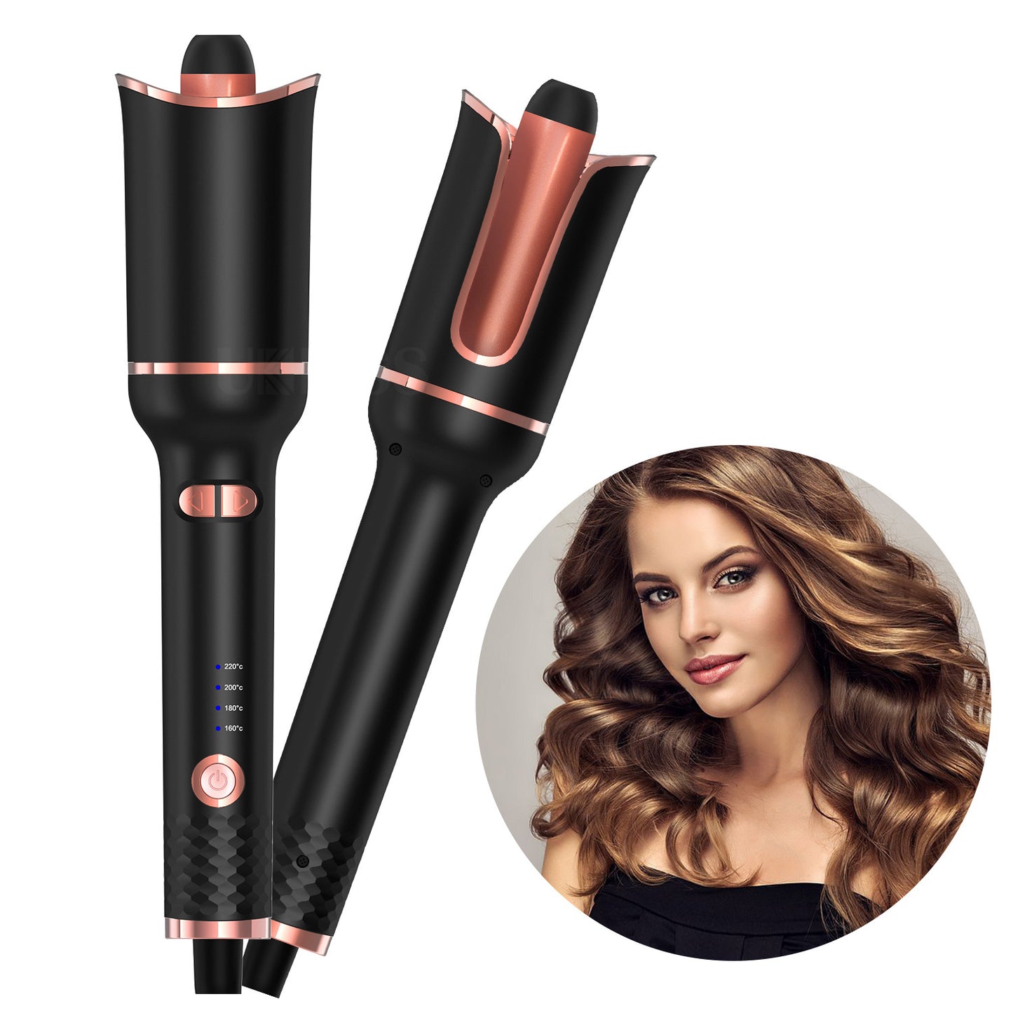 Fully Automatic Charging Smart Wireless Portable Curling Iron