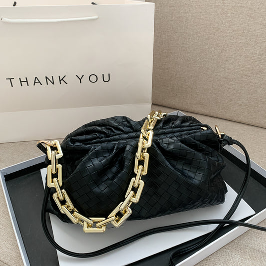 Cloud Underarm Women Brand Chain Bags Weave Sac Luxury Clutch Ladies Shoulder Sac 2022 Designer Bags Leather Messenger Bag Bolso