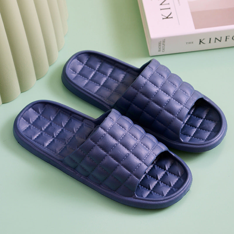 Couple Summer Slippers Bathroom Non-Slip Home Shoes Men And Women