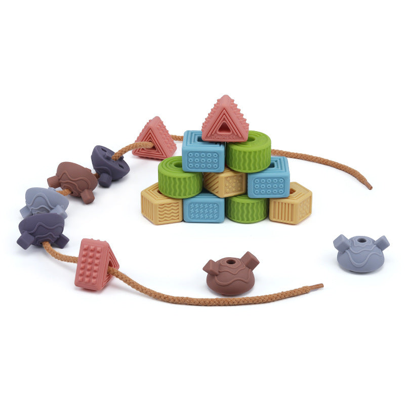 Educational Soft Rubber Multi-texture Baby Toy