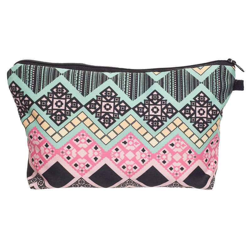 Aztec Wash Bag European And American 3D Digital Printing Cosmetic Bag