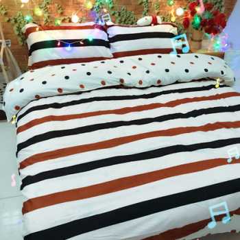 New Quilt Cover Simple Bed Sheet Cartoon Supplies Four-piece Set