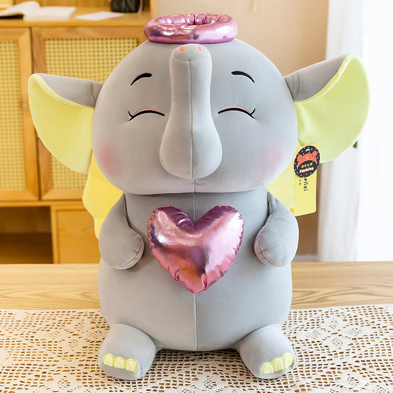 Down Cotton Cartoon Baby Elephant Plush Toy Doll