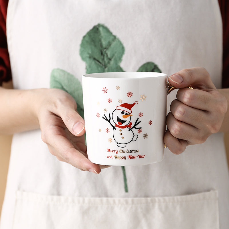 Christmas Gift Ceramic Couple Coffee Cup