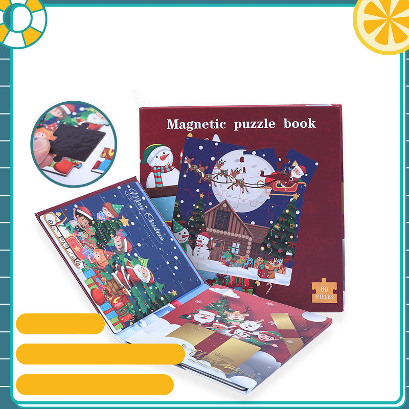 Christmas Magnetic Folding Jigsaw Puzzles