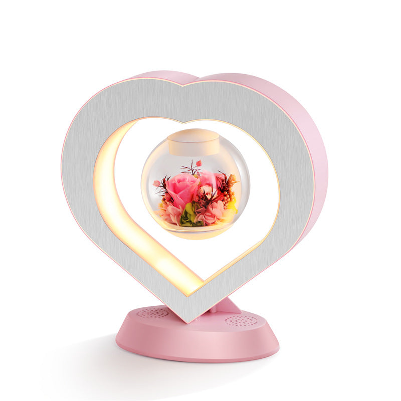 Valentines Day Gift Magnetic Levitation Lamp Bluetooth Stereo Light