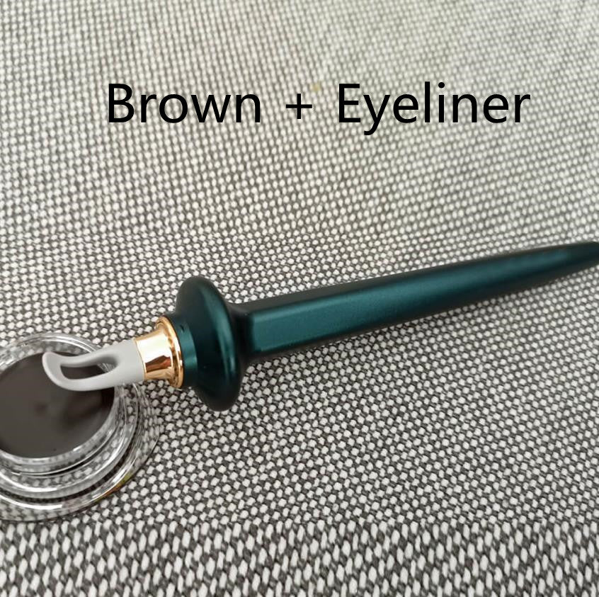 Silicone Eyeliner Brush Waterproof Drawing Aid