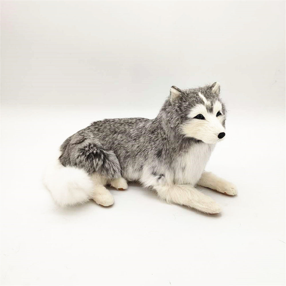 Hot Simulation Husky Pet Dog Fur Handicrafts