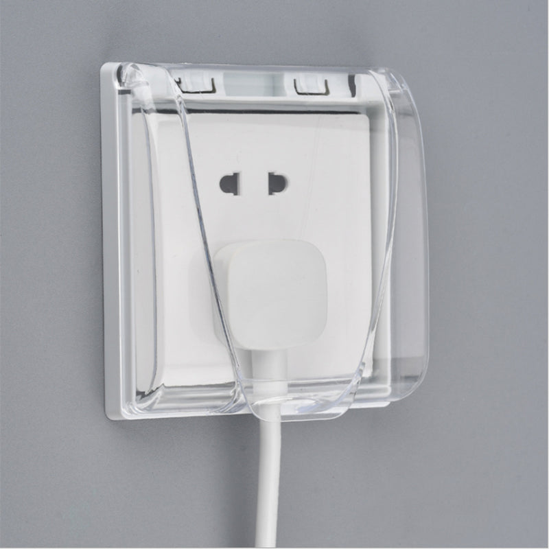 Waterproof Box Household Bathroom Adhesive Splash-proof Box Wall Switch Socket Protective Cover