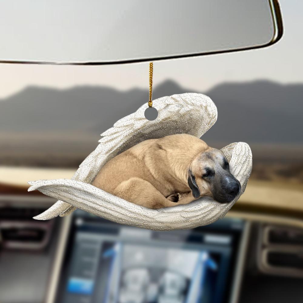 Car Pendant Sleeping Dog Angel Home Decor Acrylic Showcase Hanging Ornaments For Doors