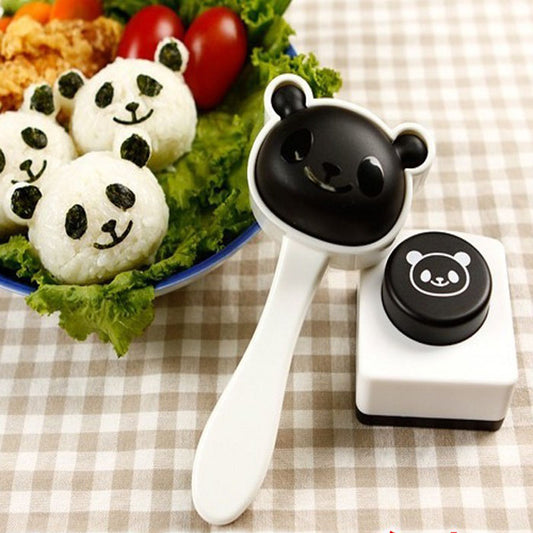 Japanese Cartoon Animal Panda Rice Ball Mold Set