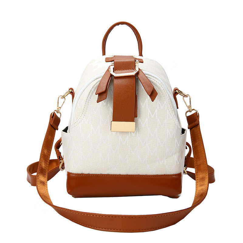 Solid Color Simple Fashion Casual Backpack