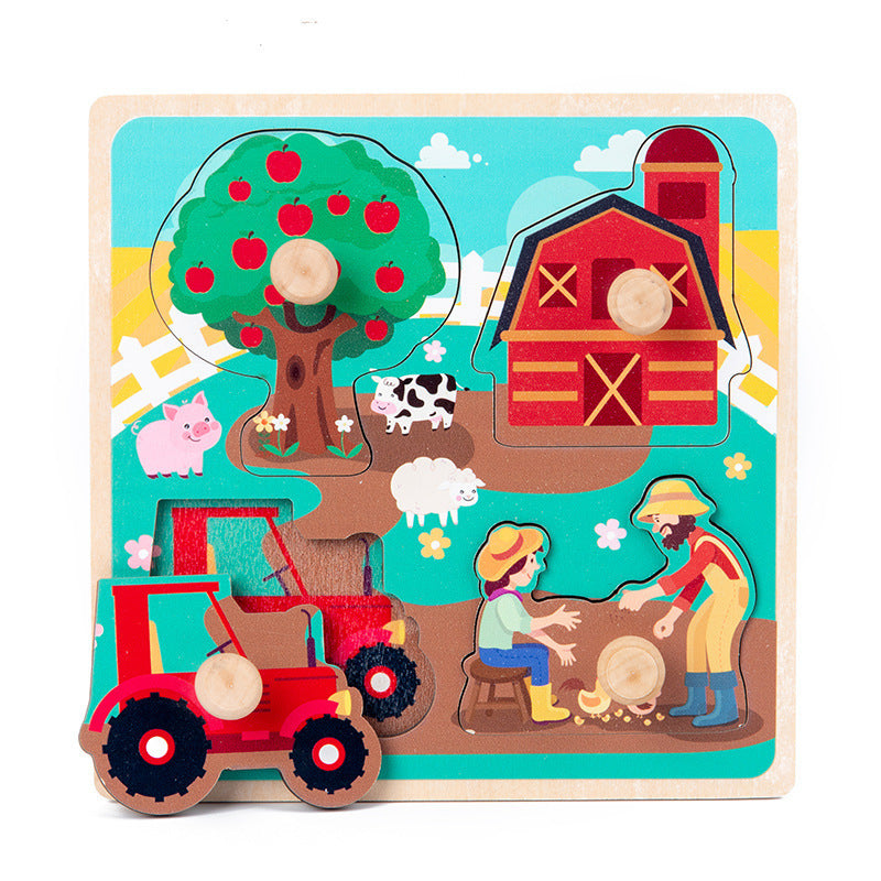 ZYL01 cartoons, cartoons, cartoons, cartoons, cartoons, and children's wooden puzzle toys 0.2