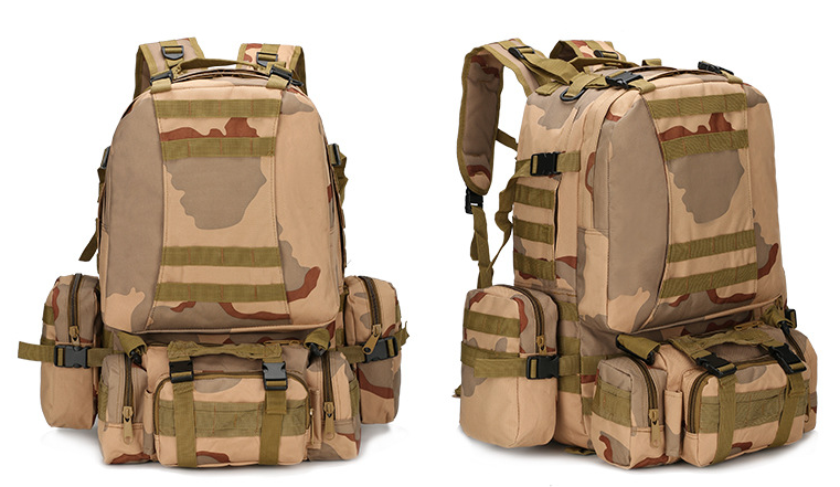 Outdoor Mountaineering Travel Bag 50L Camouflage Backpack