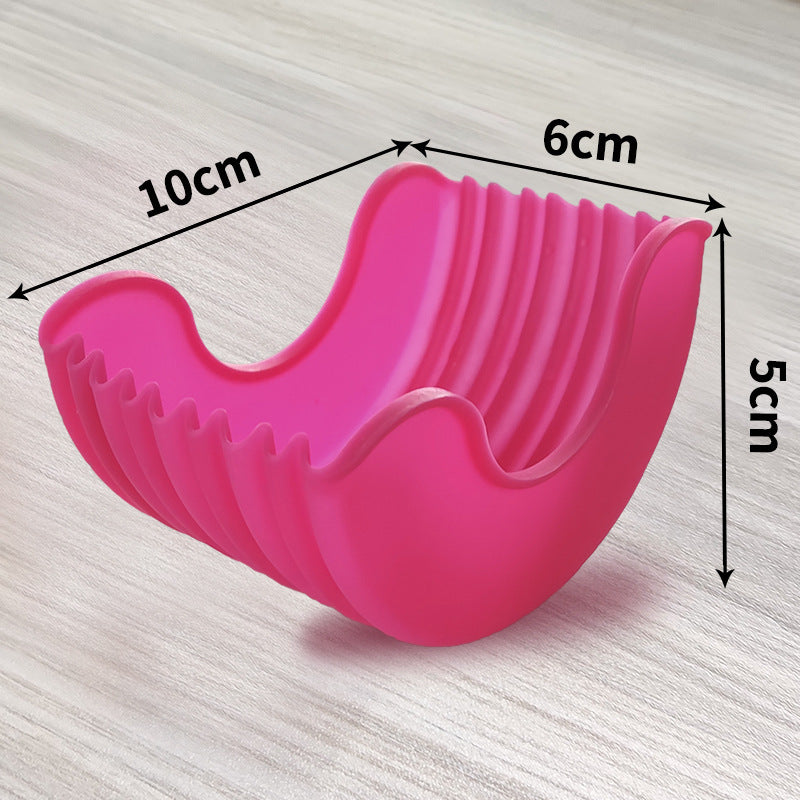 Silicone Hamburger Clip Is Contact-free And Anti-shedding