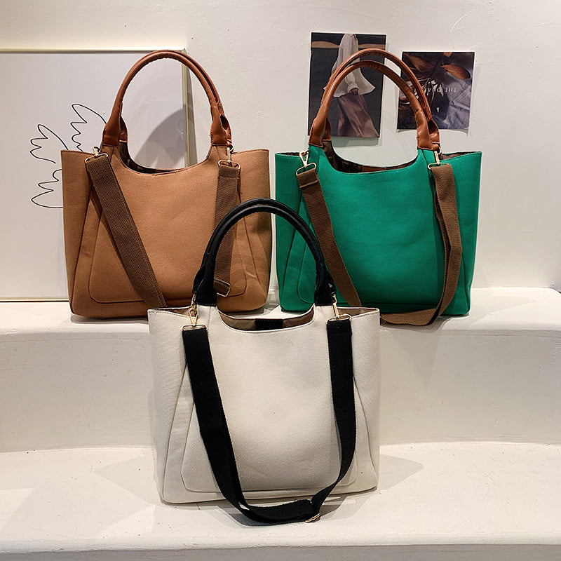 This Year's Popular Large-capacity Bag Women 2022 New Summer Fashion Shoulder Bag Tote Bag Cross-body Canvas Bag Woman