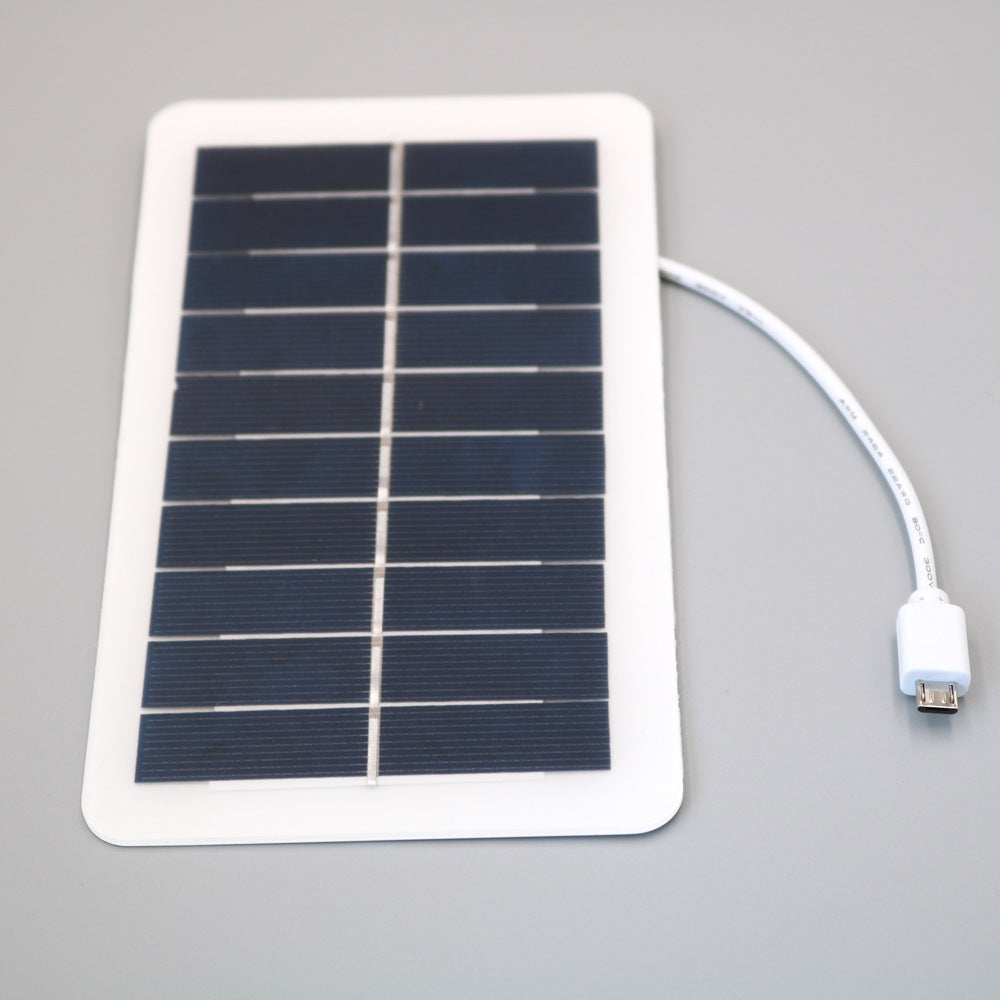 Solar Panel Mobile Phone Charging Power Supply Is Small And Portable