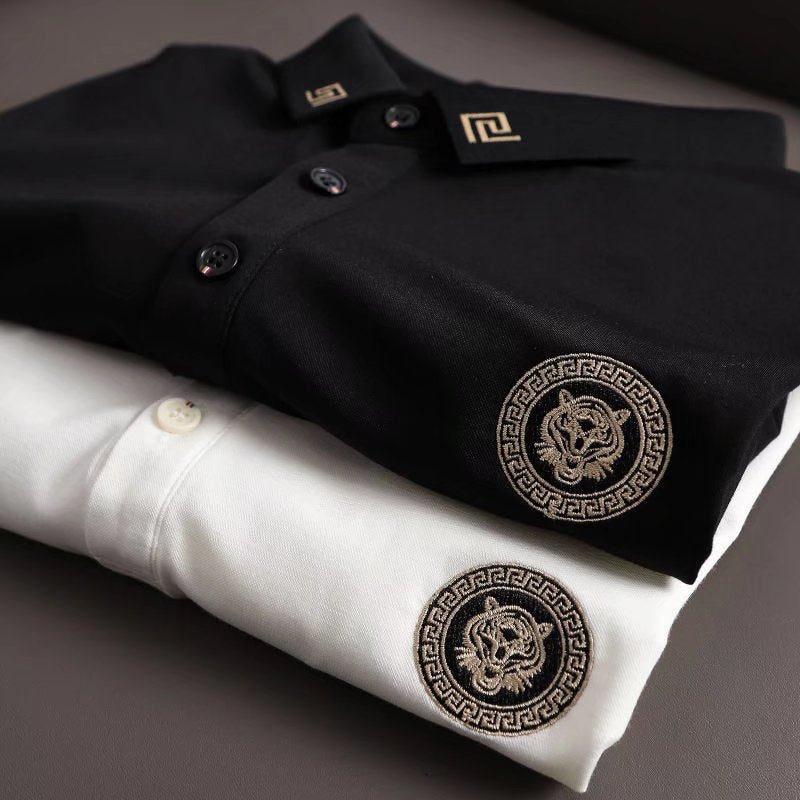 Trendy Brand Casual Business Embroidery POLO Shirt For Men