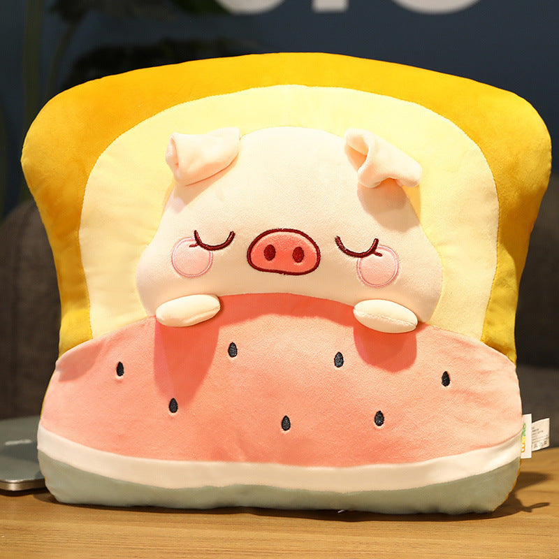 Toast Bread Pillow Cushion Sofa