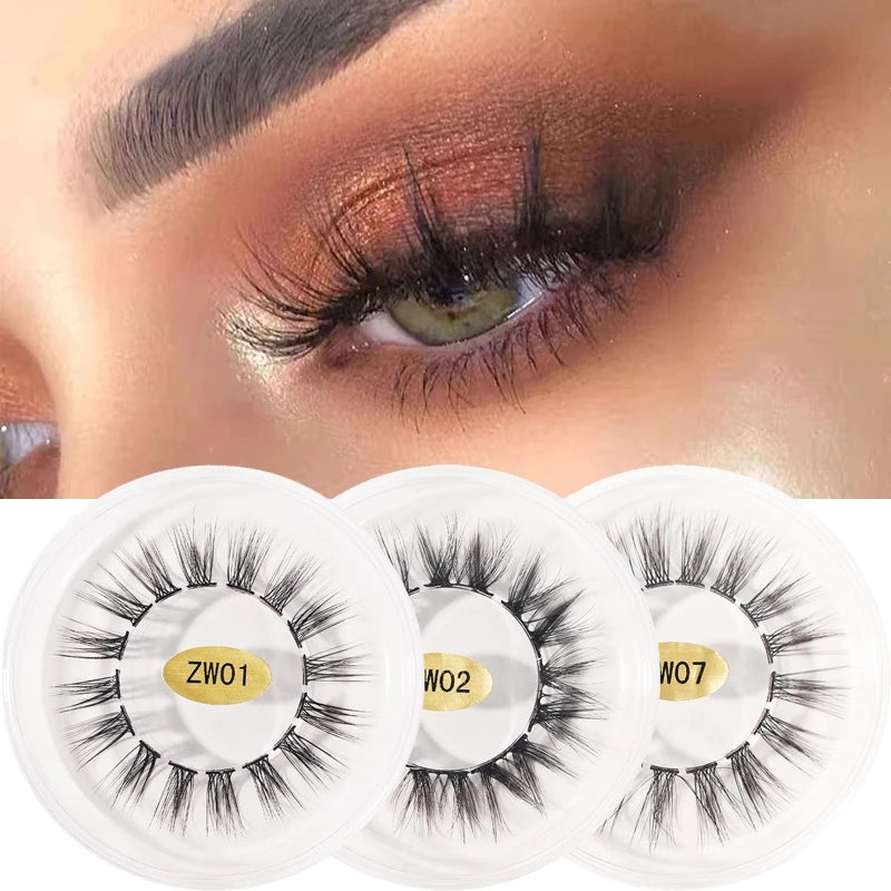 Segmented Grafting Natural Soft Multi-layer Thick False Eyelashes