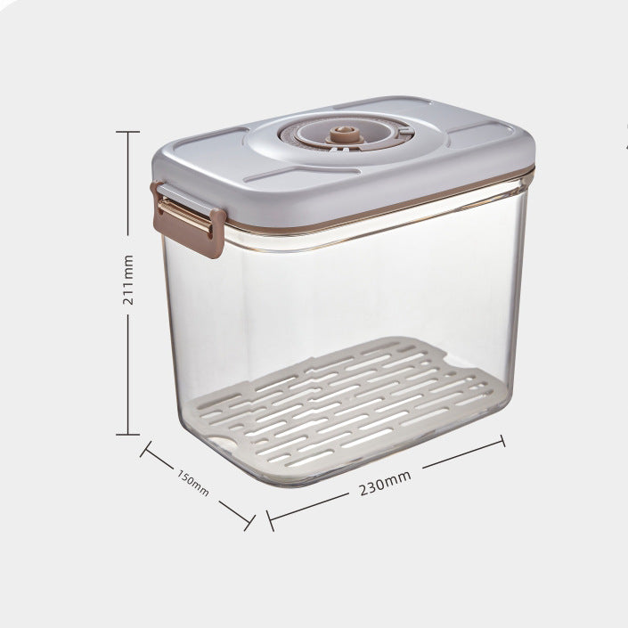 Food Vacuum Storage Box With Free Vacuum Kitchen Sealer Container Transparent Organization Sealed Tank Cans Lunch Box Gift