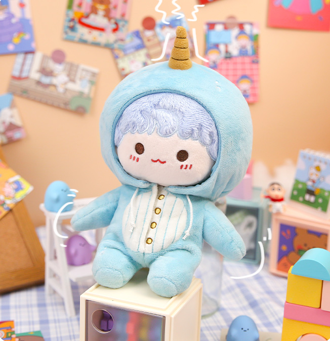 Summer Narwhal 20cm Cotton Doll Accessories