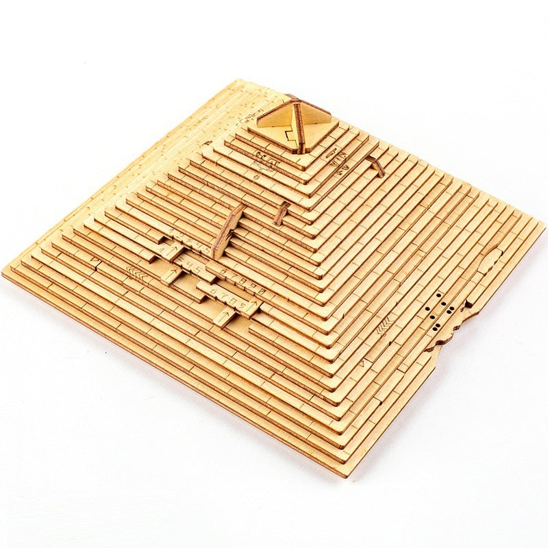 Pyramid Decryption Wooden Box New Puzzle