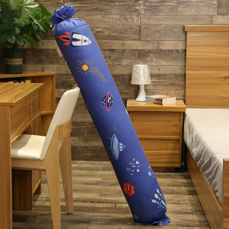 Cartoon Side Sleeping Long Bed With Pillow