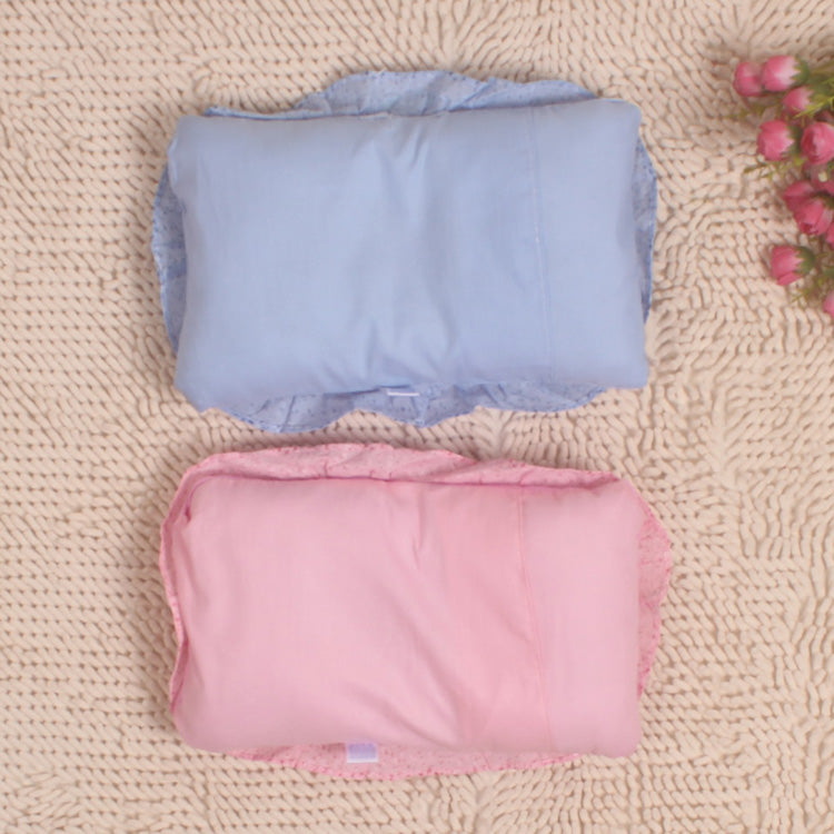 Newborn Pure Cotton Styling Pillow Cassia Baby Lace Health Pillow Anti-Eccentric Head Change Head-Shaped Concave Pillow