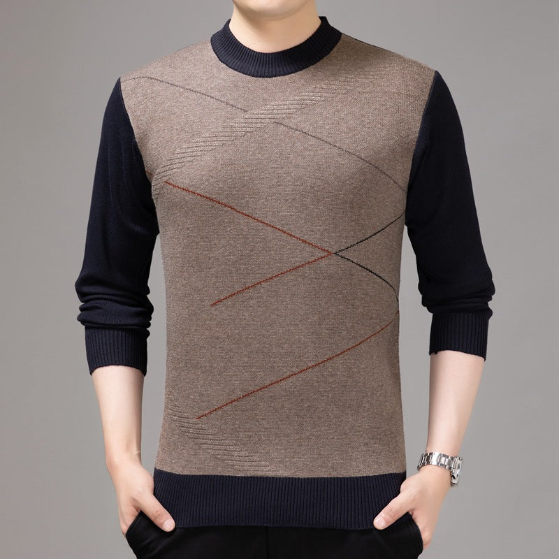 Men's Sweater Loose Thin Spring Autumn Base Shirt