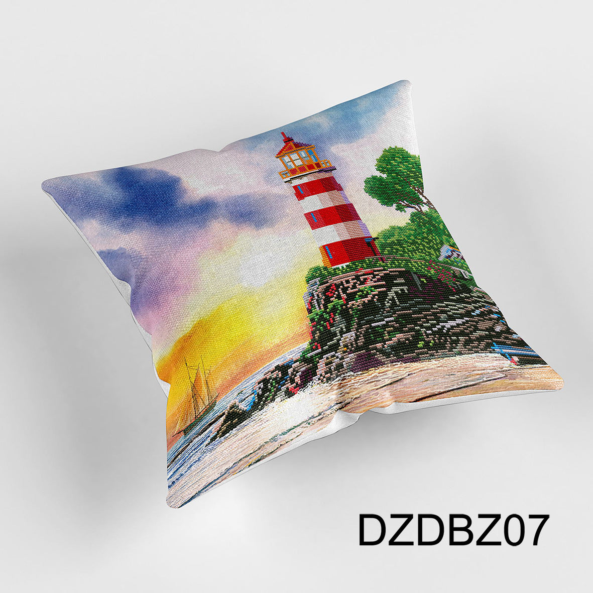 Diy Diamond Painting Pillowcase Point Drill 5D Hand