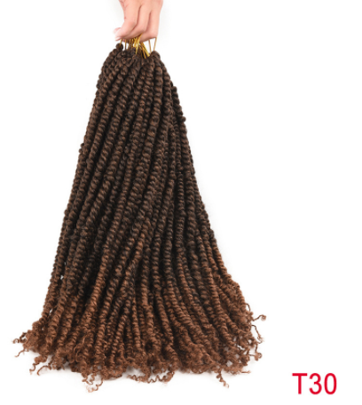 TOMO Pre-twisted Passion Twist Crochet African Dirty Braids Crochet