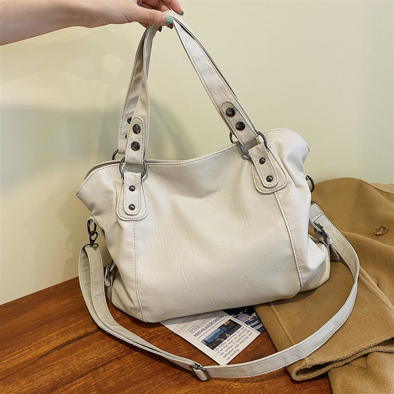 Crossbody Casual One Shoulder Tote Bucket Bag