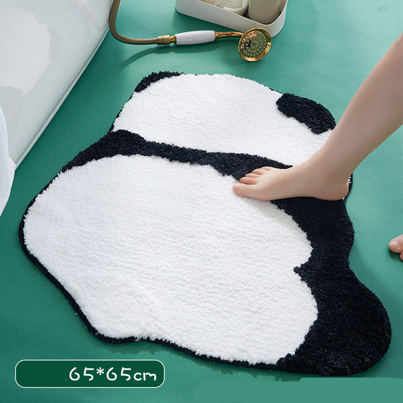 Non Slip Mat Household Cute Panda Bathroom Absorbent Mat