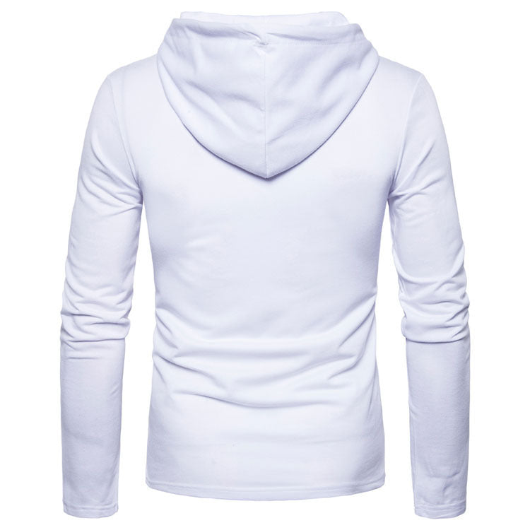 Men's Jacket Large Size Long Sleeve Pullover Hoodie