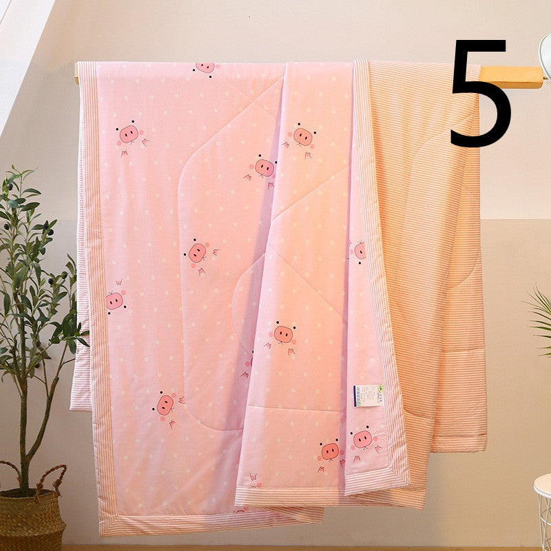 Pure Cotton Summer Air Conditioner Thin Quilt Cover