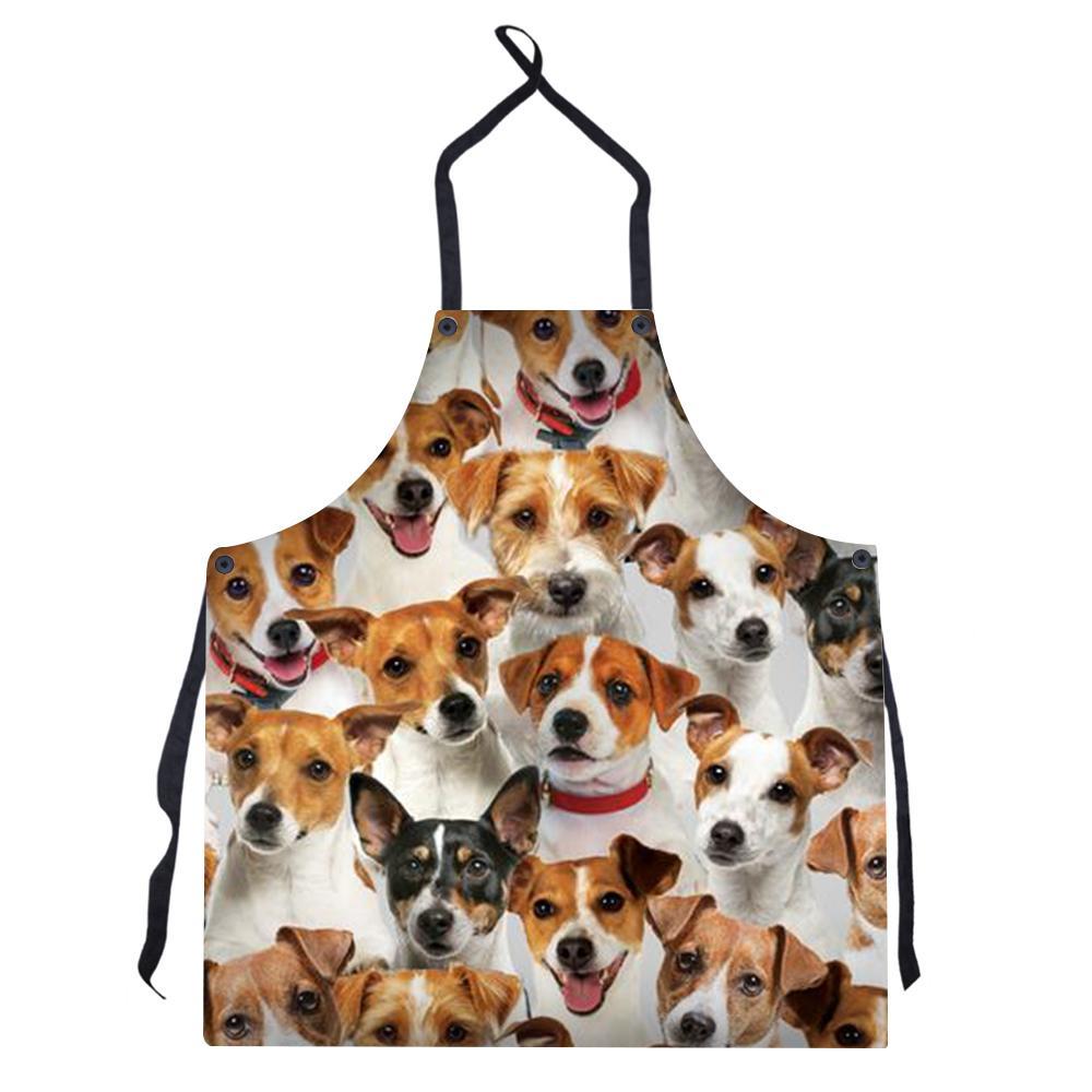 New Style Print Burst Uniform Solid Color Apron