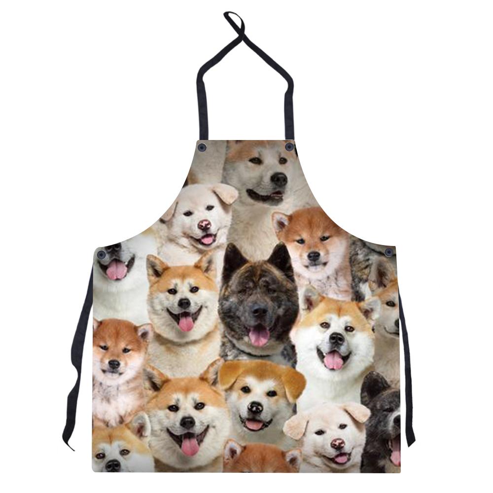 New Style Print Burst Uniform Solid Color Apron