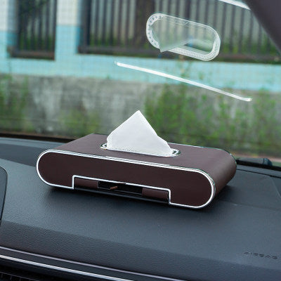 Mobile Phone Holder Tissue Box Car With High-end Pumping Paper Box