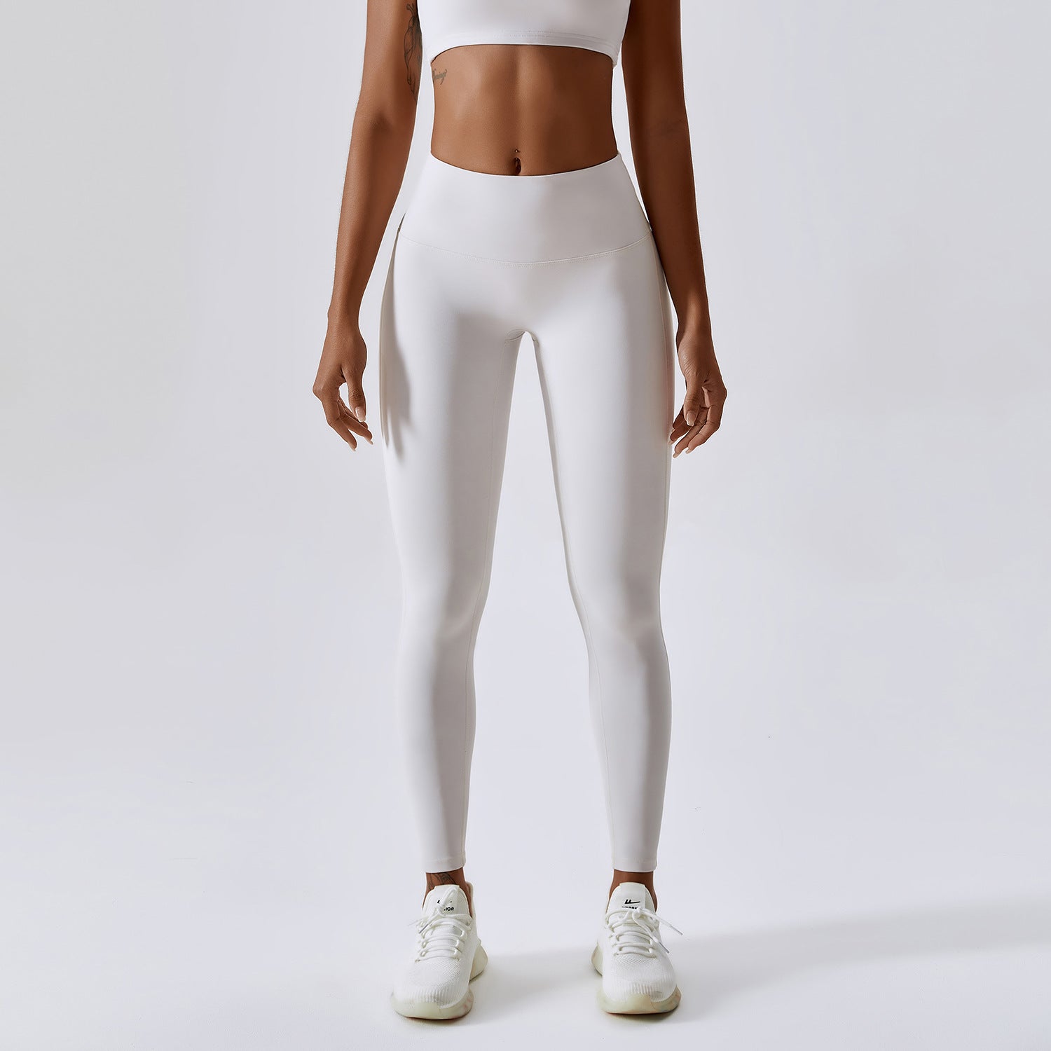 Nude Feeling Yoga Pants Hip-lifting Running Speed Dry Fitness Pants Candy Color High Waist