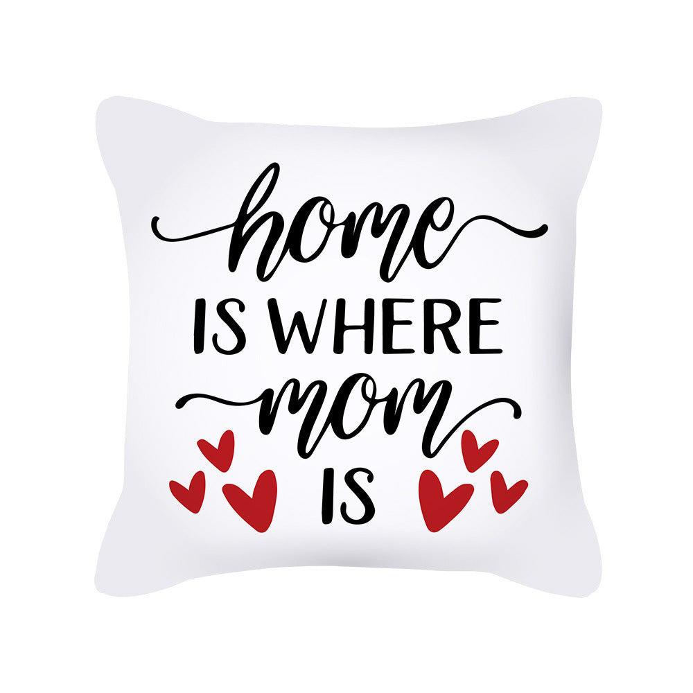 Mother's Day Pillowcase Nordic Heart Peachy