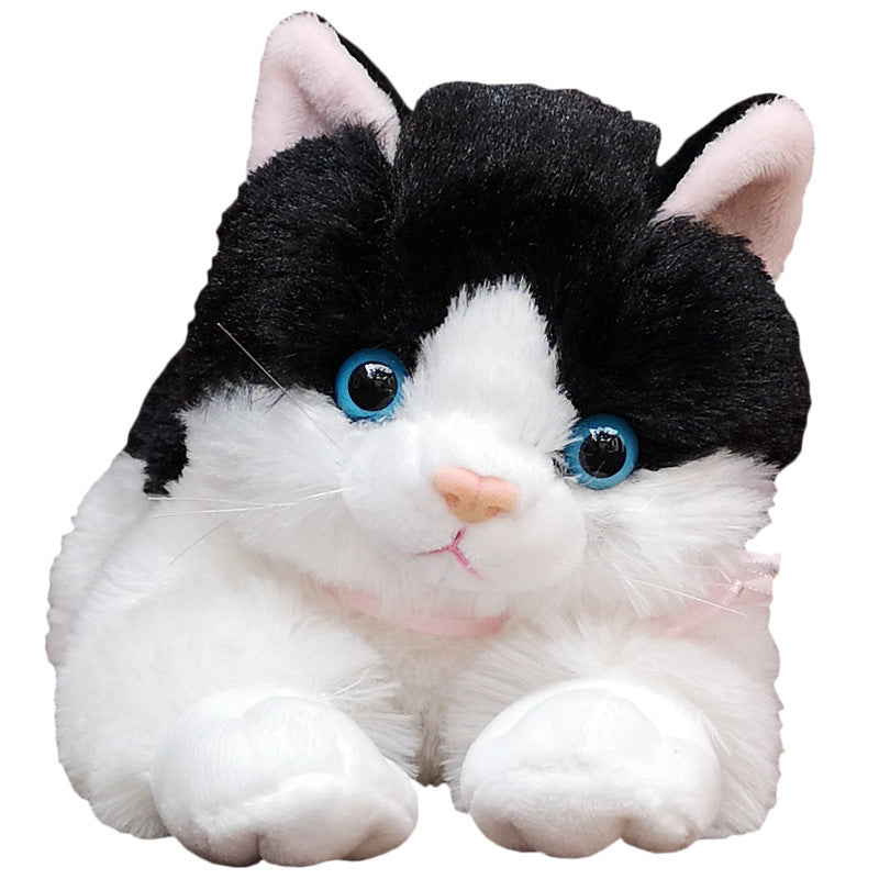 Simulation Cat Plush Toy Doll Cute Puppet Pillow