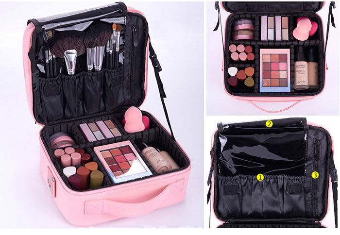 Cosmetic Bag Small Removable Partition Portable Simple Large-capacity Travel Multi-functional Emulsion Makeup Storage Bag