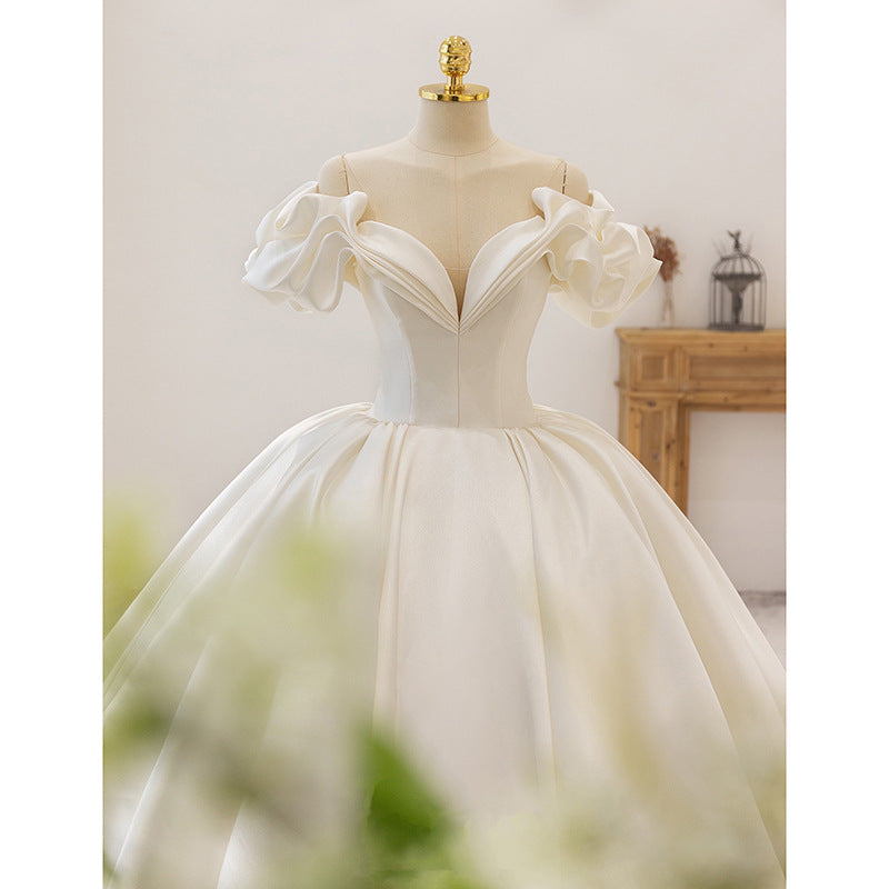 French Bride Small Premium Wedding Dress