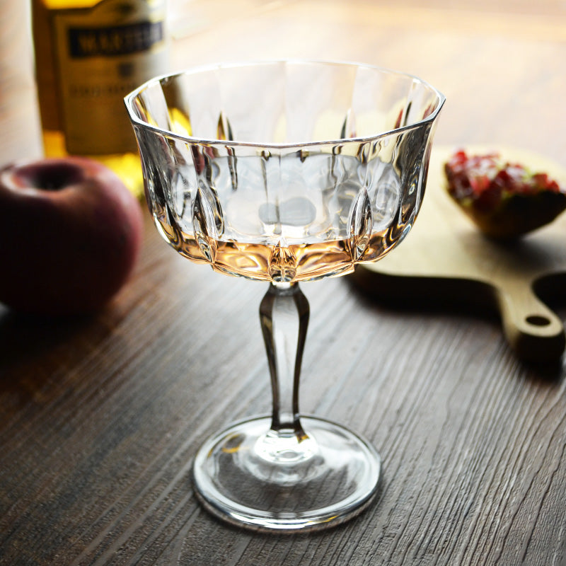 Elegant Wide Mouth Champagne Glass Goblet