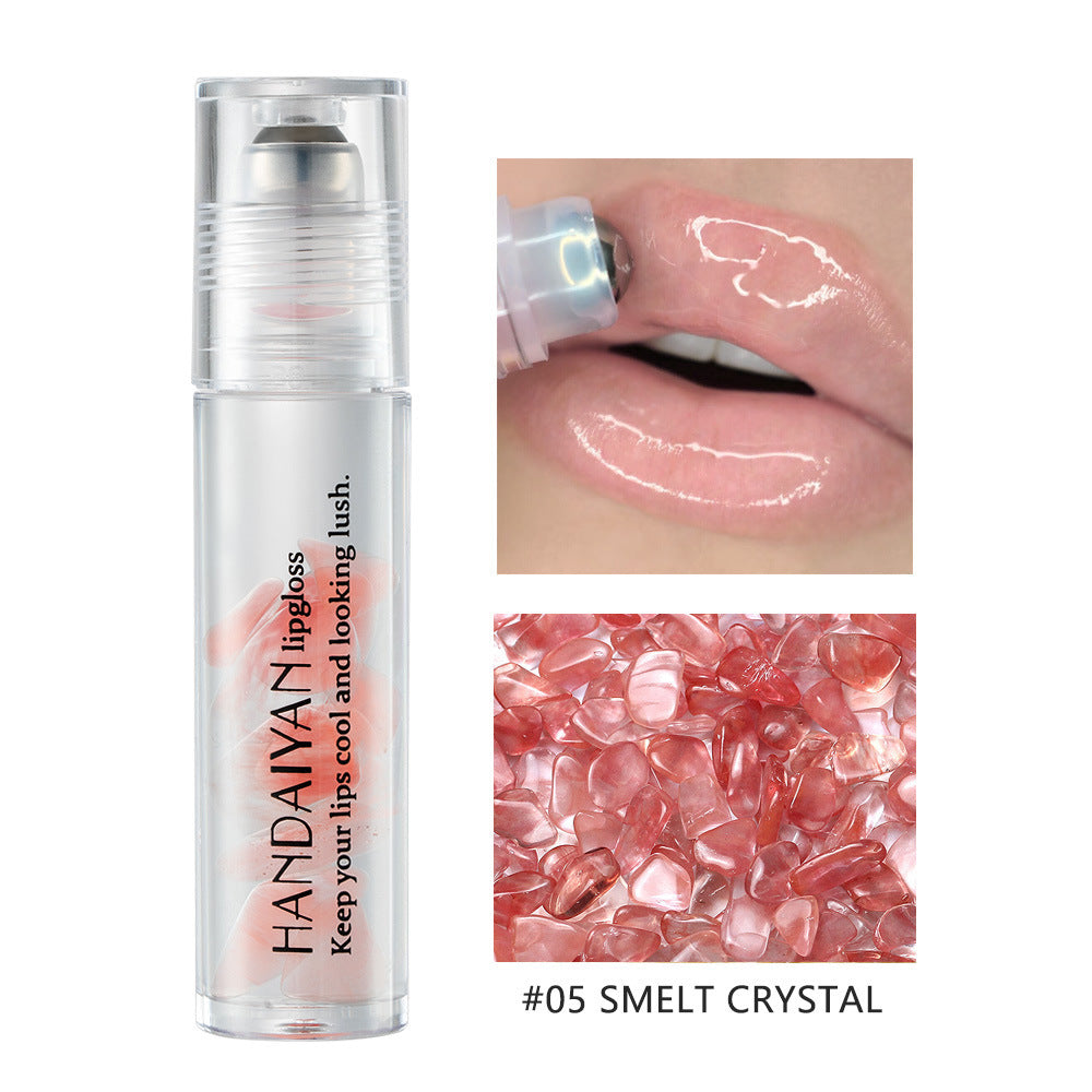 Crystal Stone Roller Lip Gloss Moisturizing Lipstick Moisturizing Lip Oil Lip Gloss Make Up