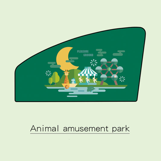 Car Magnetic Sun Shade Cartoon Sunscreen Heat Insulation